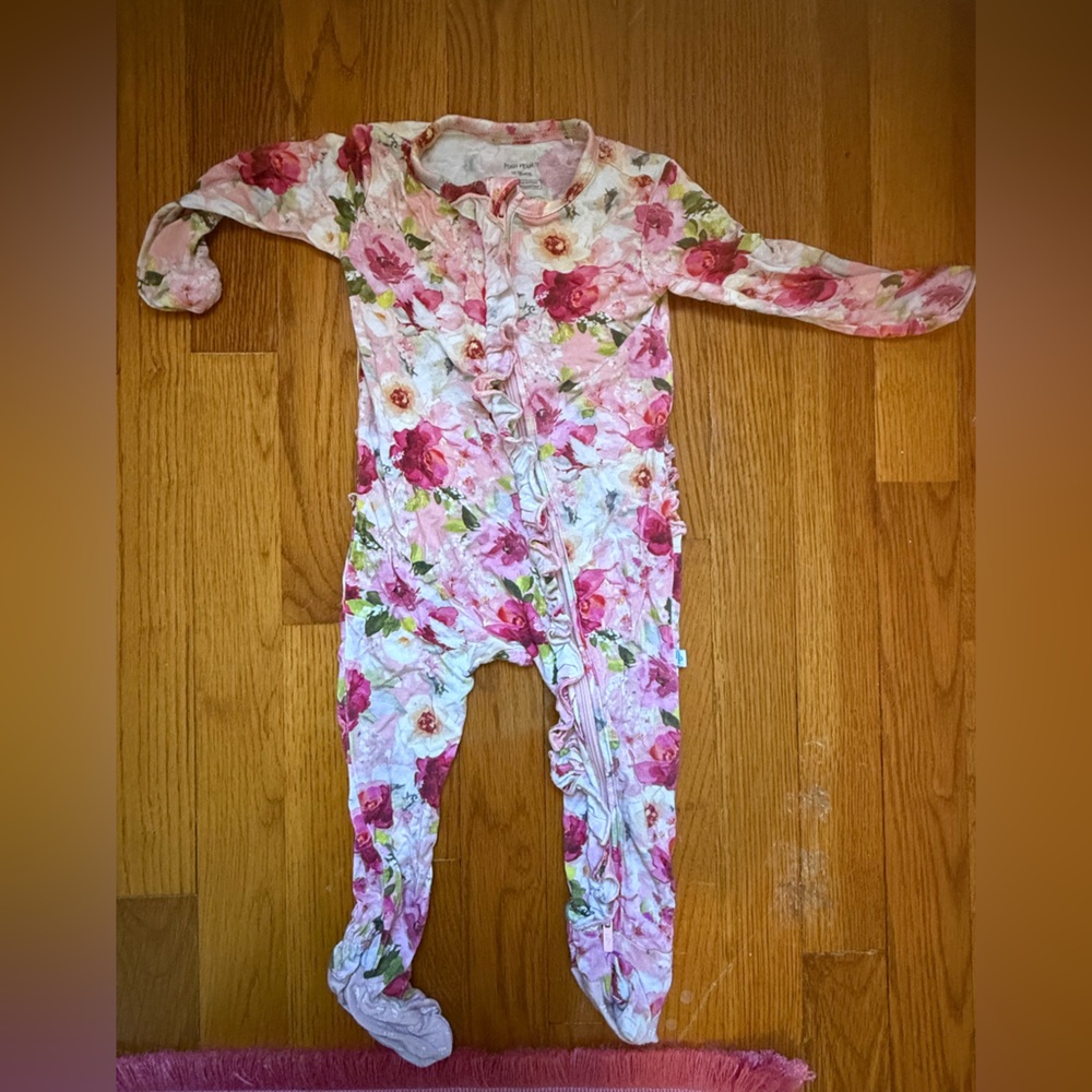 Posh Peanut Floral Pink One Piece
